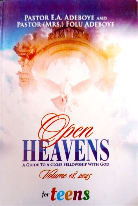 OPEN HEAVENS FOR TEENS 27 DECEMBER 2025 SATURDAY