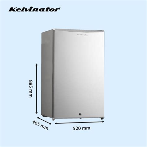 Kelvinator 95 litres Single Door Refrigerator, Silver Grey KRC-A110SGP