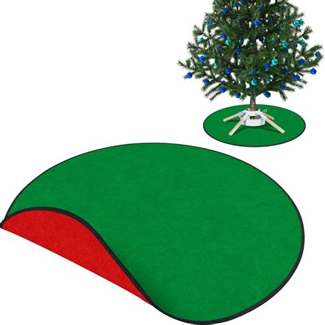 Amazon.com: EBaokuup 35" Christmas Tree Stand Mat,Reversible Felt ...