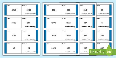 👉 Rounding to the Nearest 10 Loop Cards (teacher made)