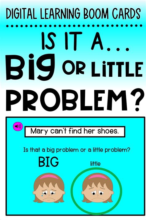 Image result for Big Problem versus Little Problem