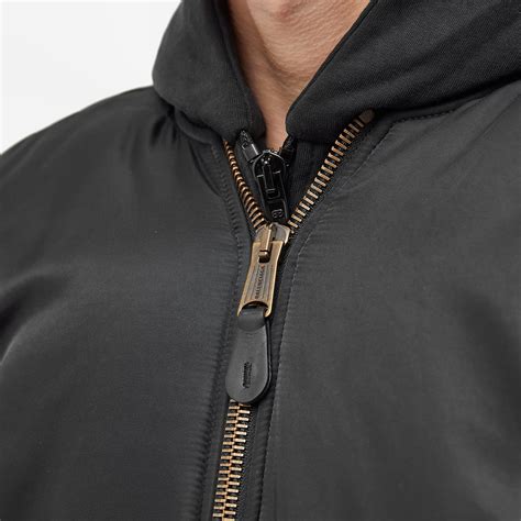 Balenciaga Nylon Bomber Jacket Black | END. (GB)