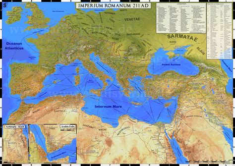 Carte de l’Empire romain – Actualités des études anciennes