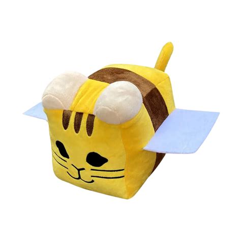 CUTE SQUARE YELLOW BEE PLUSH – TechMax