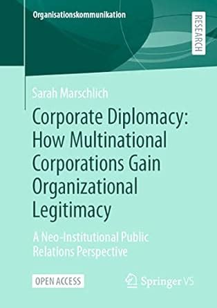 Buy Corporate Diplomacy: How Multinational Corporations Gain ...