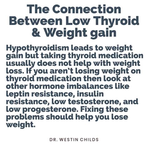 The Low Thyroid (Hypothyroid) Weight Gain Connection