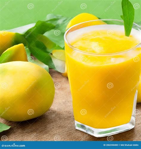 Mango Juice the Nectar of the Gods. Stock Illustration - Illustration ...