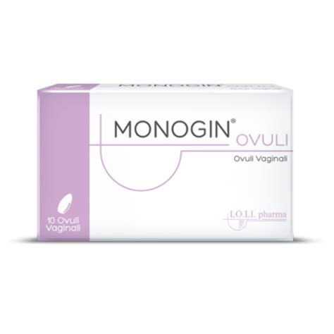 Monogin Ovules Medical Device 10 Vaginal Ovules