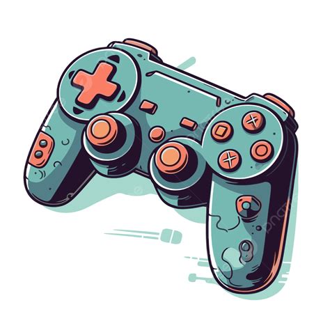 Gaming Controller Vector, Sticker Clipart Video Gaming Controller ...