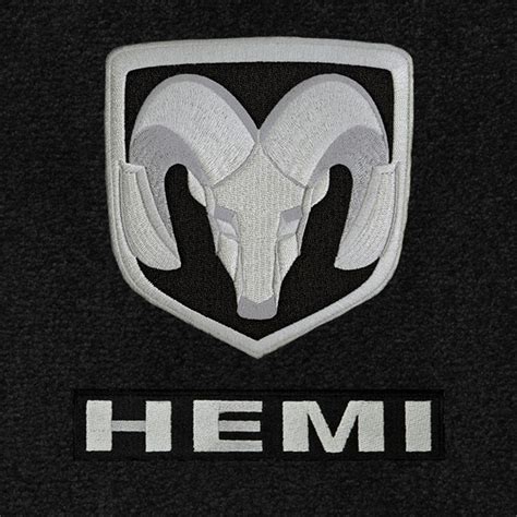 Ram Head 1500 Rebel HEMI Mopar Logo Floor Mats