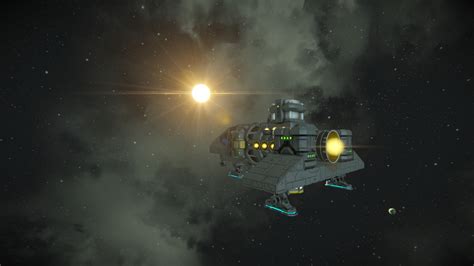 I still haven't found platinum for ion thrusters, so I designed the smallest recon ship I could ...