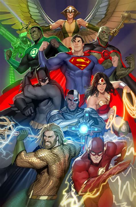 justice league variant cover by nebezial on @DeviantArt | Dc comics art ...