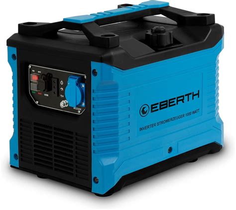 EBERTH 1000 Watt Inverter Stromerzeuger leise, Notstromaggregat mit 2 ...