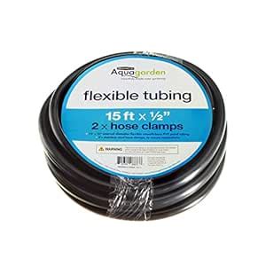Aquagarden Flexible Pond Tubing, 15ft x ½” Internal Diameter, Smooth ...