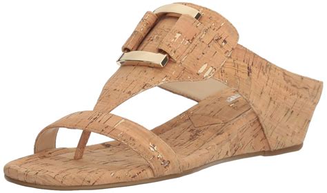 Buy Donald J Pliner Women's Daun Wedge Sandal, Natural/Platino, 9.5 M ...