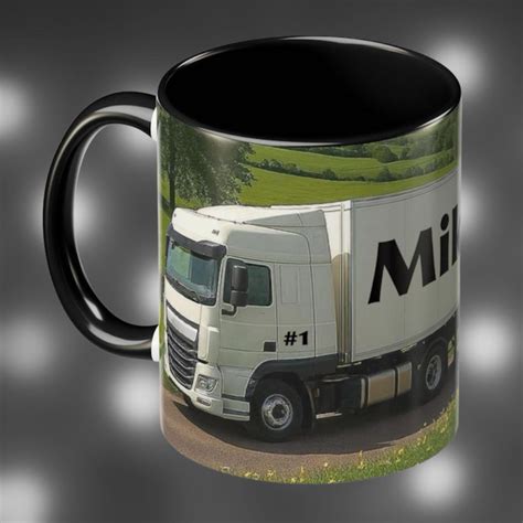 Personalised Trucker Mug . Number One Lorry Driver Mug . Gift for HGV ...