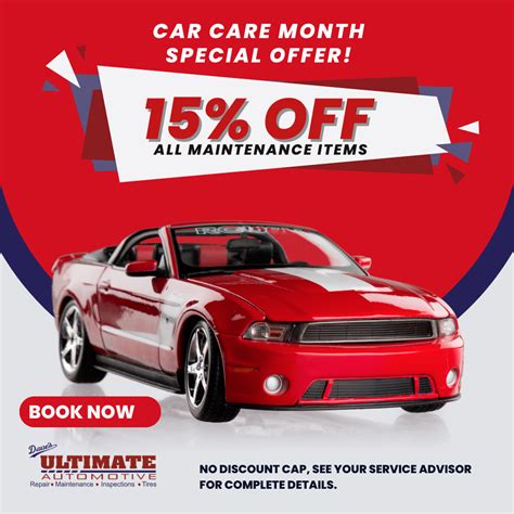 Check out our Specials in Cedar Park, TX | Dave's Ultimate Automotive