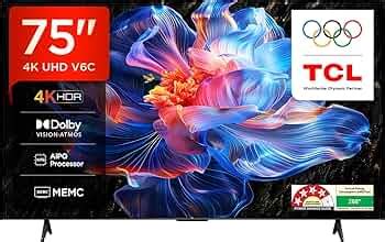 TCL 189 cm (75 inches) Metallic Bezel Less Series 4K Ultra HD Smart LED ...