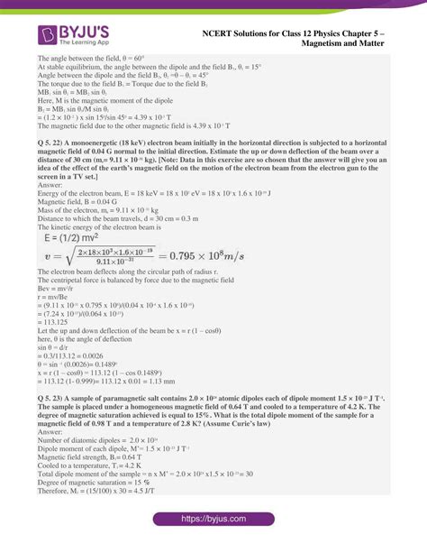 Image result for Question Bank Physics Class 12 Solution Unit 5 Lesson 5