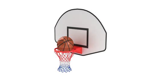 Wall Basketball Hoop 3D Model - TurboSquid 2010668