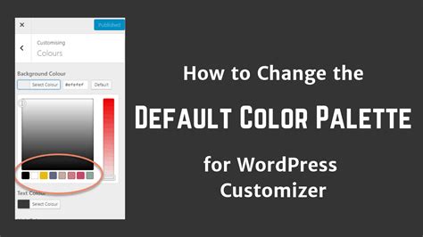 Image result for WordPress Theme Customizer Add Colors
