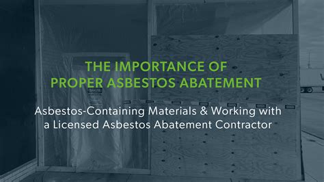 The Importance of Proper Asbestos Abatement | EIS Holdings