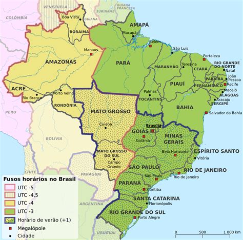 Map of countries : Brazil
