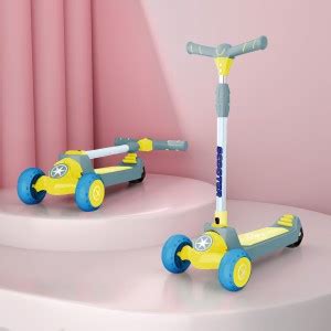 StarAndDaisy Glider Scooter for Kid with 3 Wheel LED Lights, 6-Level ...