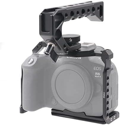 Hersmay EOS R6 II Camera Cage with Top Handle for Canon EOS R6 Mark II ...