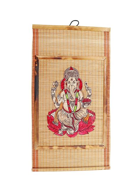 Get Ecofriendly Handicraft Bamboo Mat Semi-Scrollable Wall Hanging ( 19 ...