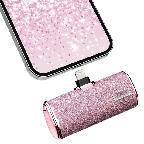 iWALK LinkPod 4S Glitter Power Bank 4500mAh with Built-in Plug ...