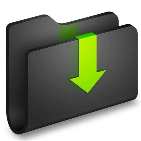绿色简约文件夹PNG图标 - 爱图网设计图片素材下载