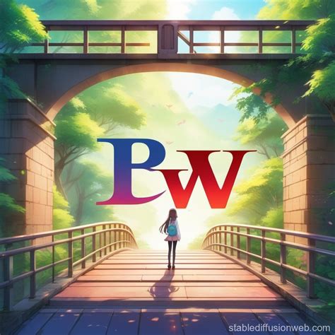 Letters Forming a Word Bridge Illustration | Stable Diffusion Online