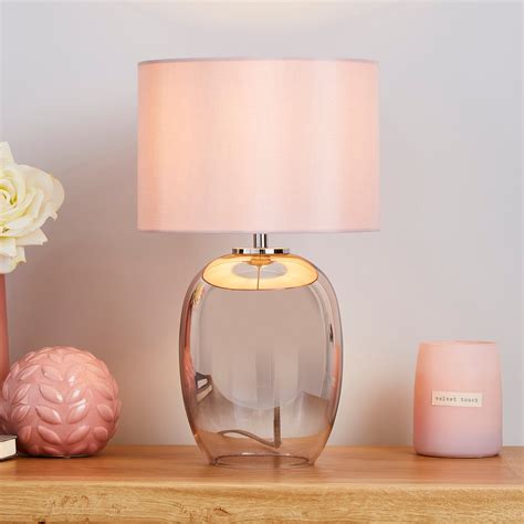 Seychelles Mini Blush Pink Table Lamp in 2021 | Pink table lamp, Table ...