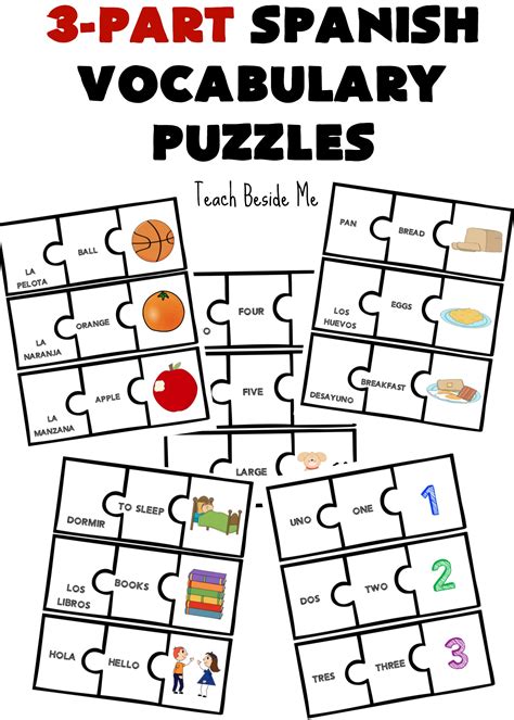 Puzzle In Spanish Sentence at Warren Short blog