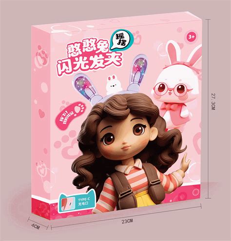 LED Light-Up Rabbit Ear Headband for Girls – Type-C Rechargeable Flash ...