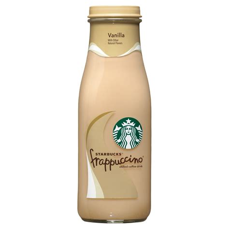Starbucks Frappuccino Vanilla Chilled Coffee Drink - 13.7 fl oz Glass ...