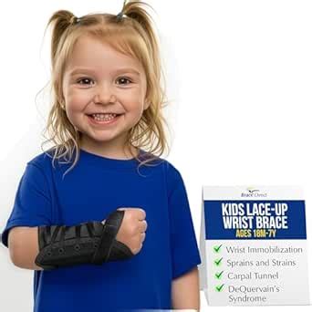 Buy Kid’s Lace-Up Wrist Brace for Wrist Immobilization, Sprains ...