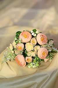 Buy MANSI FLOWERS 8 Set Flower - Mix Peony Artificial Flower Fake ...