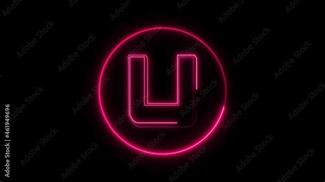 Neon Letter U PNG 的图像结果
