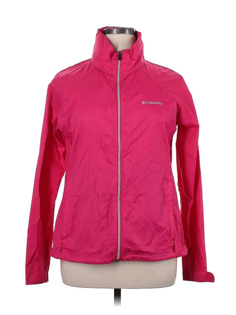 Columbia Pink Track Jacket Size XL - 63% off | ThredUp