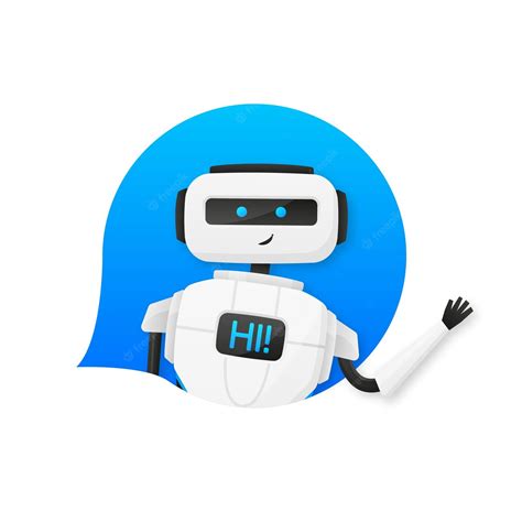 Premium Vector | The bot says hello to users welcome to the chatbot online consultation vector ...