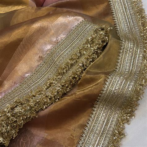 Maharani rang birangi shaded tissue silk ombre shaded saree – Safetyypins
