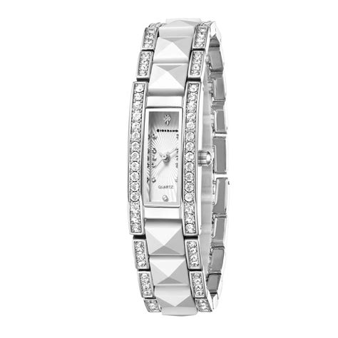 Giordano Luxury Crystal Studded Bracelet Watch for Women - Elegant ...