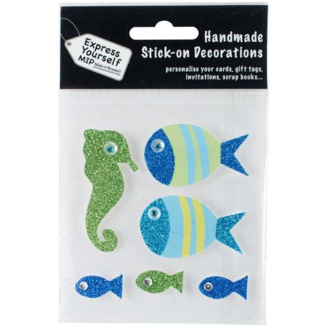 Express Yourself MIP DIYT023 Mip 3-D Stickers 3D Stickers-Fish ...