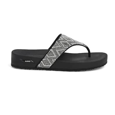 Buy Skechers Womens Arch Fit Vinyasa Casual Party Wear Slipper Vegan 3 ...