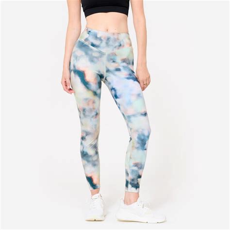 Women's High-Waisted Fitness Cardio Leggings - Print