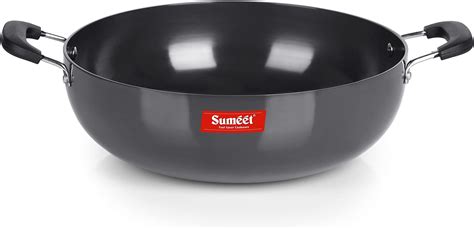 Buy Amazon Brand - Solimo Hard Anodized Deep Kadhai (2.5 litres ...