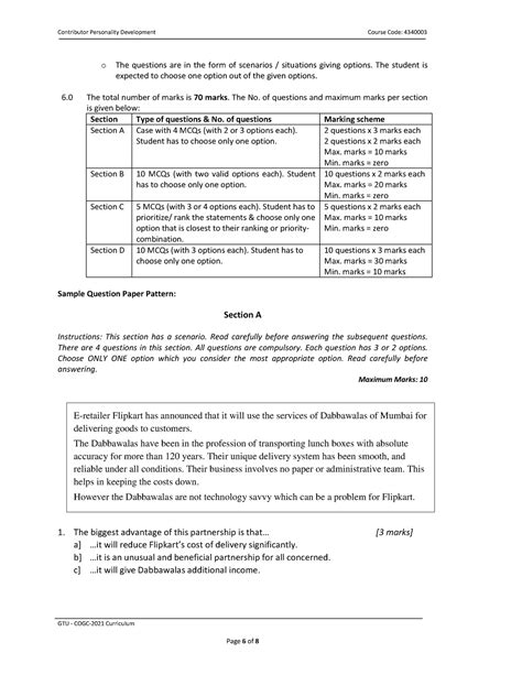 4340002 - Contributor Personality Development Course Code: 4340003 GTU ...