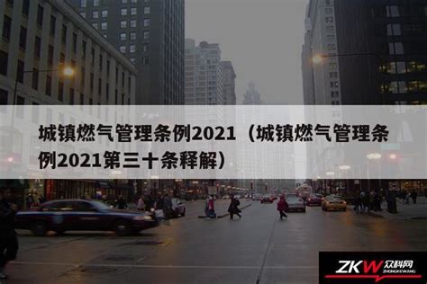 城镇燃气管理条例2023（城镇燃气管理条例2023第三十条释解） - 大业号
